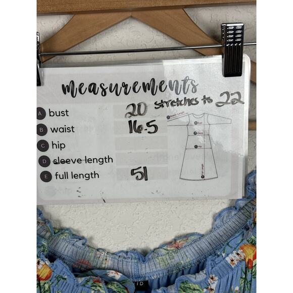 Torrid Orange Grovw Women’s Maxi Dress Sz 2 Blue Oranges Summer Vacation Resort - Picture 2 of 15